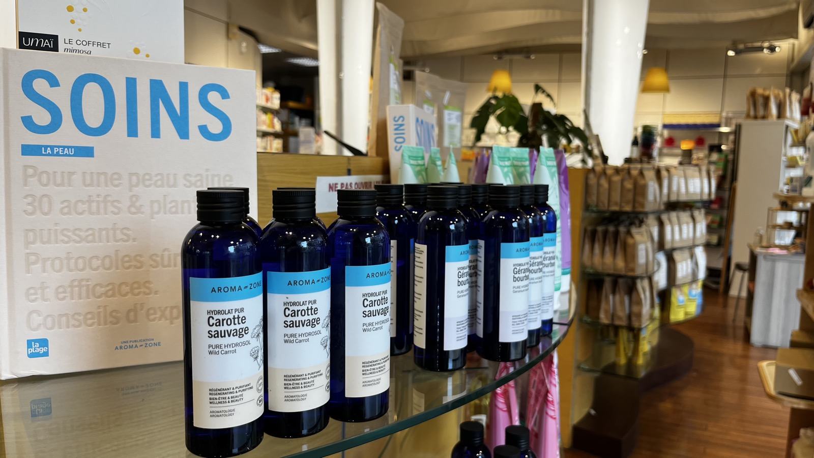 Gamme Aroma-Zone, Pharmacie Bédat