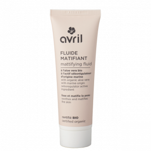Crème fluide matifiant lisse et matifie la peau